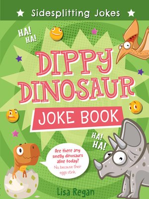 cover image of Dippy Dinosaur Joke Book